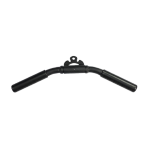 PUXADOR TRICEPS CURVO PRETO COM MANOPLA E GIRO