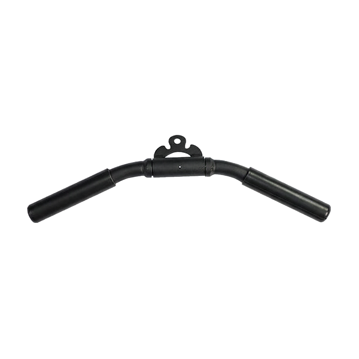 PUXADOR TRICEPS CURVO PRETO COM MANOPLA E GIRO